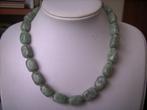 Een mooie Groene Rhyoliet edelstenen ketting, Verzenden, Overige materialen, Ketting, Met edelsteen