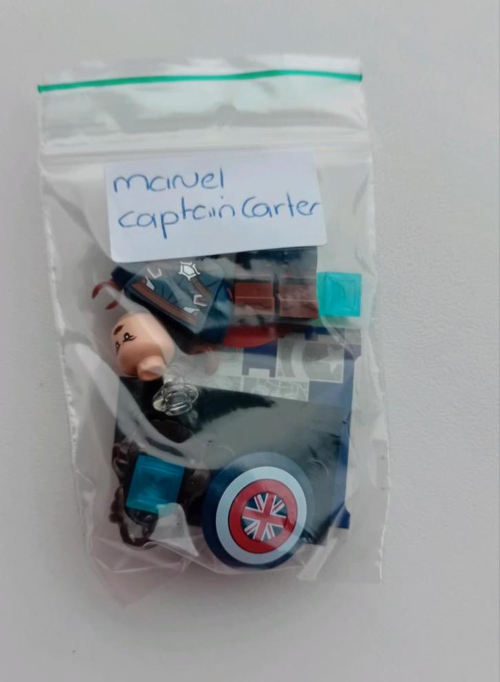 Lego minifigure Marvel Captain Carter,  nieuw, Kinderen en Baby's, Speelgoed | Duplo en Lego, Nieuw, Lego, Complete set, Ophalen of Verzenden