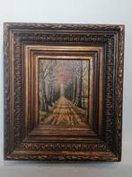 Antiek schilderij op doek, gesigneerd, Antiek en Kunst, Ophalen
