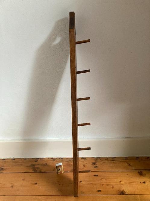 vintage houten bekerrek mokkenrek kopjesrek keukenrek, Huis en Inrichting, Keuken | Keukenbenodigdheden, Zo goed als nieuw, Ophalen of Verzenden