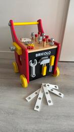 Janod Redmaster Bricolo Trolley / Loopkar, Ophalen, Zo goed als nieuw, Overige typen