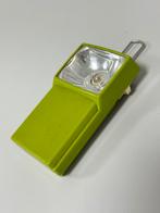 Vintage groen Retro groene Zaklamp signaal lamp frans armor, Ophalen of Verzenden, A, Batterij, A