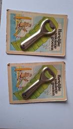 Heineken Flesopeners op Kaart - Vintage Set, Verzamelen, Biermerken, Ophalen of Verzenden, Gebruikt, Flesopener, Heineken