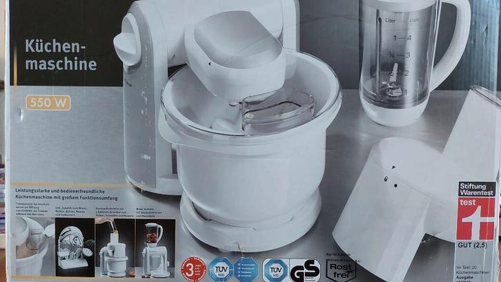 Silvercrest keukenmachine NIEUW, Witgoed en Apparatuur, Keukenmixers, Nieuw, 4 liter of meer, 3 snelheden of meer, Ophalen of Verzenden