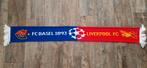 Sjaal FC Basel - Liverpool FC, Verzamelen, Sportartikelen en Voetbal, Ophalen of Verzenden, Zo goed als nieuw, Buitenlandse clubs