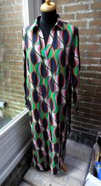 Retro print veel kleurige Geisha lange jurk maat L, Overige kleuren, Verzenden, Maat 42/44 (L), Gedragen