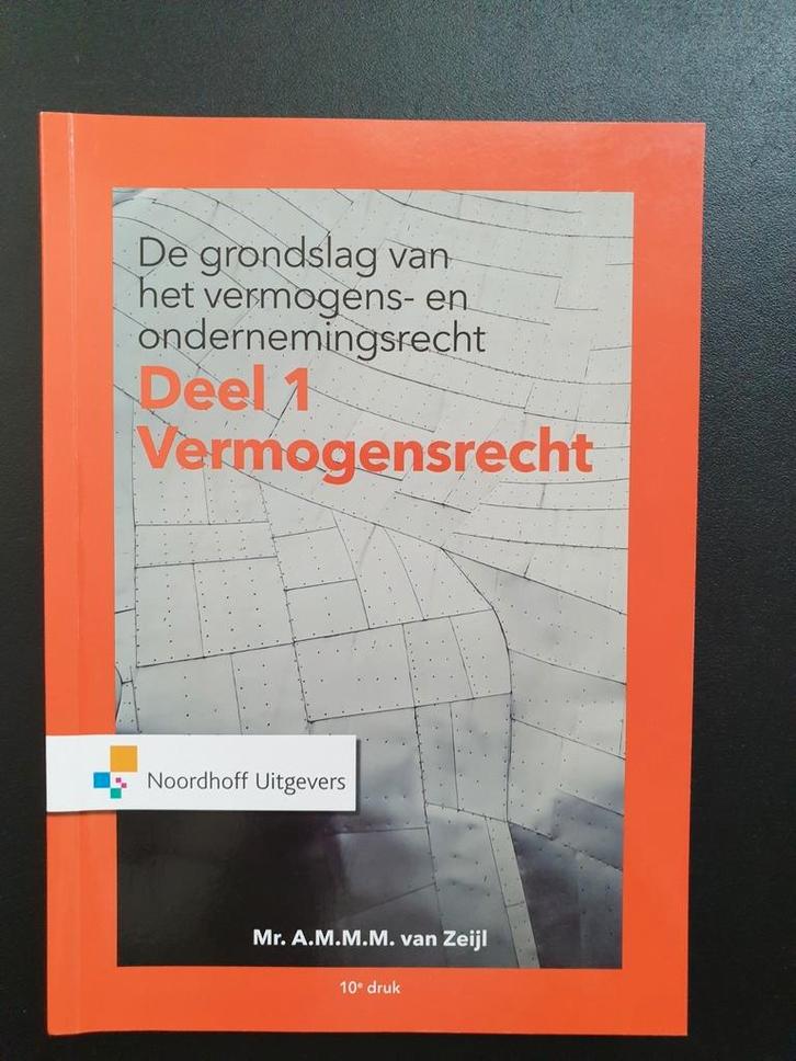 A.M.M.M. van Zeijl - Vermogensrecht, Boeken, Wetenschap, Zo goed als nieuw, Ophalen of Verzenden