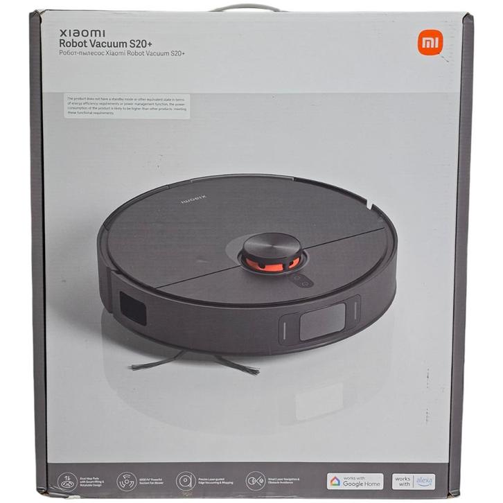 Xiaomi S20+ Robot Stofzuiger Zwart | Nieuw, in seal, Witgoed en Apparatuur, Stofzuigers, Nieuw, Robotstofzuiger, Ophalen of Verzenden