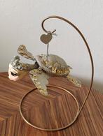 Goodwill Kerst schildpad ornament goud zilver glitter, Ophalen of Verzenden, Zo goed als nieuw