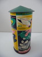 blikken SPAARPOT - RIJKSPOSTSPAARBANK - 50-jaren (R), Ophalen of Verzenden, Zo goed als nieuw, Metaal of Blik, Overige thema's