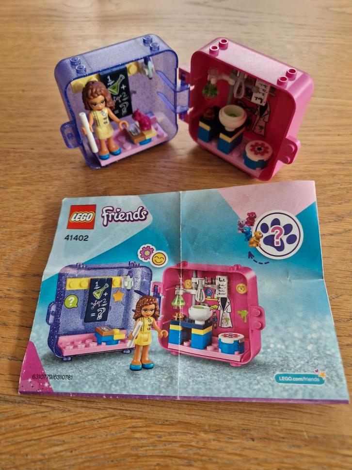 LEGO Friends 41402, Olivia's Speelkubus, Kinderen en Baby's, Speelgoed | Duplo en Lego, Gebruikt, Lego, Complete set, Ophalen of Verzenden