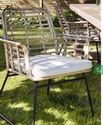 KARWEI tuinstoel Joy in beige, Tuin en Terras, Ophalen of Verzenden, Zo goed als nieuw, Wicker