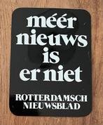 Sticker Rotterdamsch Nieuwsblad, Verzamelen, Ophalen of Verzenden
