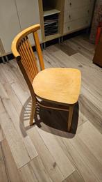 3x eetkamer stoel blank gelakt, gebruikt, Huis en Inrichting, Ophalen, Gebruikt, Overige kleuren, Drie