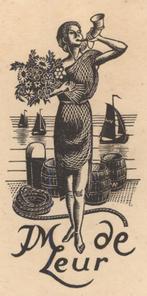 0419 Ex Libris Nederland : Mia Pot-van Regteren Altena, 1944, Verzenden