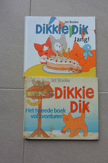 2 boekjes Dikkie Dik. Jet Boeke.