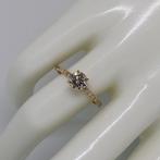 Verloving ring, Natuurlijke diamanten, Certificaat, 17.3 mm, Verzenden, Geen, Geel, Nieuw