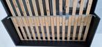 Brimnes ikea bed, zwart 200x80-160, Huis en Inrichting, Slaapkamer | Bedden, Ophalen, Gebruikt, Zwart, Tweepersoons