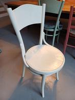 Brocante witte eetkamerstoel, Huis en Inrichting, Stoelen, Gebruikt, Wit, Ophalen of Verzenden, Eén