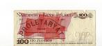 100 Zlotych 1986 Polen, Verzenden, Polen, Los biljet