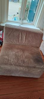 Bankstel van geruwd pilotenleer Merk L' Ancora!, Huis en Inrichting, Ophalen, Gebruikt, Vintage, Leer