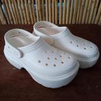 dames crocs wit, platform, maat 38-39, Ophalen, Wit, Overige typen, Zo goed als nieuw