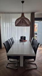 Moderne eettafel, Ophalen, Gebruikt, 150 tot 200 cm, Vijf personen of meer