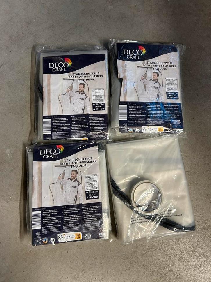 Stofdeur Deco Craft met ritssluiting - Nieuw in verpakking!, Doe-het-zelf en Verbouw, Zeil en Folie, Nieuw, Folie, Minder dan 5 m²