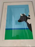 Koe, 80 x 60 cm , 449/500, Antiek en Kunst, Kunst | Litho's en Zeefdrukken, Ophalen