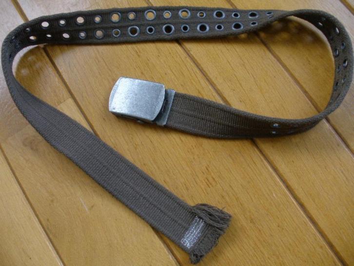 EDC by ESPRIT riem met koppel bruin canvas - nieuw -, Kleding | Dames, Riemen en Ceinturen, Nieuw, 100 cm of meer, 3 tot 5 cm