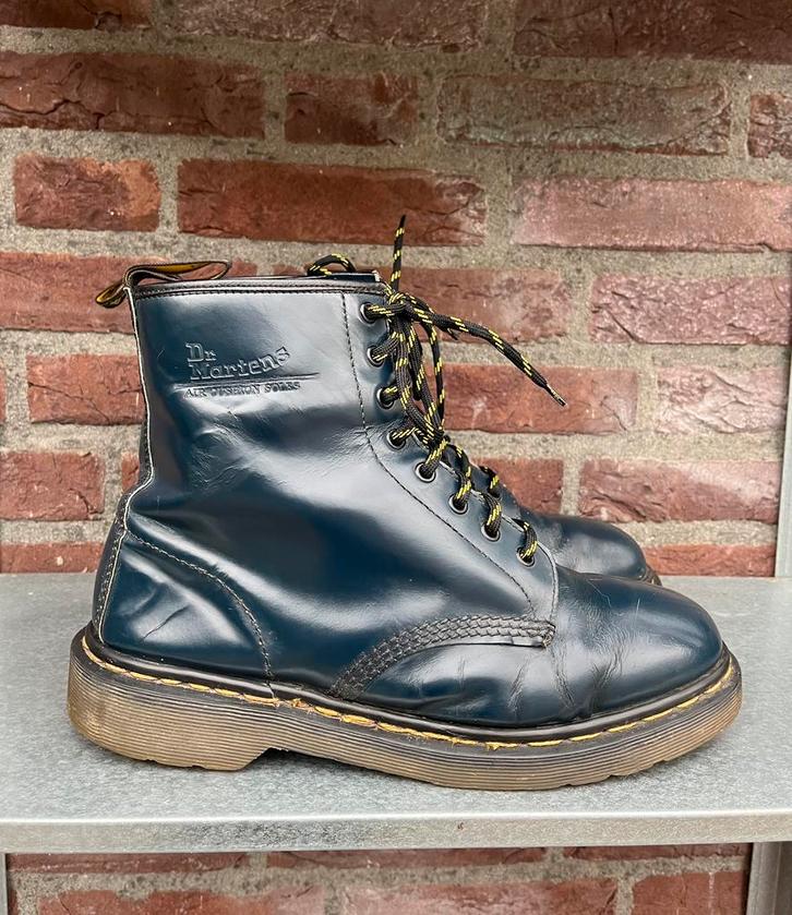 Dr. Martens 1460 MIE vintage maat Uk 10/ Eu 45, Kleding | Heren, Schoenen, Gedragen, Boots, Blauw, Ophalen of Verzenden