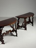 Italiaanse Demi Lune sidetable 18e eeuw, Antiek en Kunst, Antiek | Meubels | Tafels, Ophalen