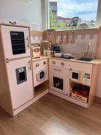 Witte grote keuken, Kinderen en Baby's, Speelgoed | Speelkeukens, Ophalen, Zo goed als nieuw, Hout