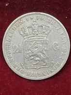 Rijksdaalder 1850 Willem III zilver, Zilver, 2½ gulden, Ophalen of Verzenden, Koning Willem III