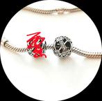 Pandora Vintage Letter X / 791868CZ retired, Sieraden, Tassen en Uiterlijk, Bedels, Pandora, Ophalen of Verzenden, Zo goed als nieuw