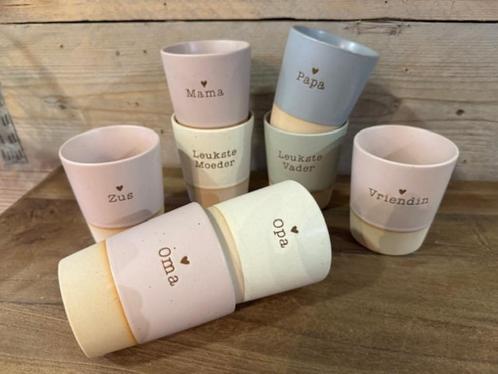 Mok - beker - koffiemok - theekop met div leuke teksten, Huis en Inrichting, Keuken | Servies, Nieuw, Kop(pen) en/of Schotel(s)