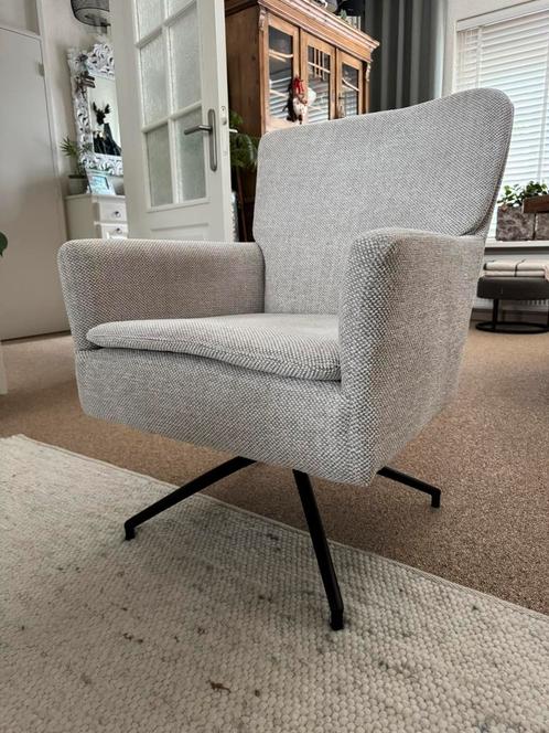 Mooie draaifauteuil in nieuwstaat!, Huis en Inrichting, Fauteuils, Zo goed als nieuw, Stof, 75 tot 100 cm, Ophalen