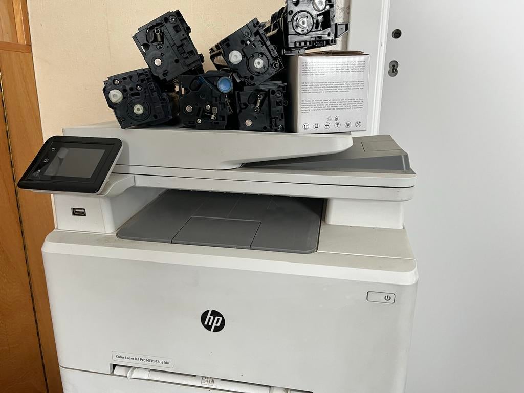 HP Color Laserjet Pro MFP M283 Sfn Kleurenlaserprinter, Gebruikt, Faxen, All-in-one, Ophalen of Verzenden