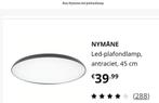 NYMÅNE Led-plafondlamp, antraciet, 45 cm, Ophalen, Zo goed als nieuw