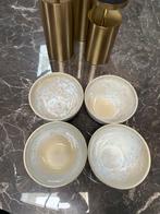 Set van 4 Aardewerk Kommen soepkom, Gebruikt, Ophalen of Verzenden, Kom(men), Effen