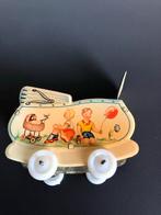 Vintage blikken speelgoed kinderwagen (tin toy), Ophalen of Verzenden