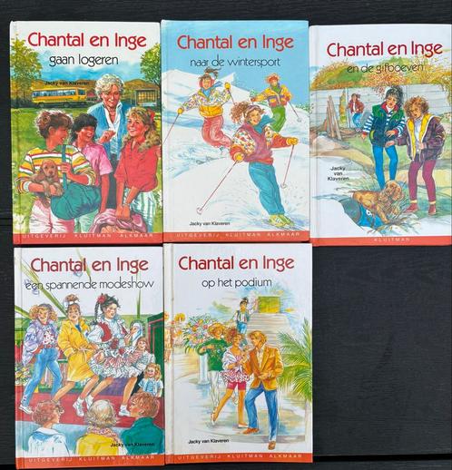 Chantal en Inge - 5 Boeken - Jacky van Klaveren, Boeken, Kinderboeken | Jeugd | 10 tot 12 jaar, Gelezen, Fictie, Ophalen of Verzenden