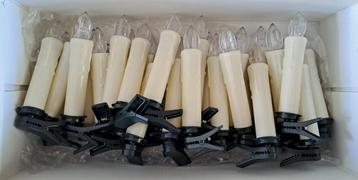 Ledkaarsen op clip 30 stuks beschikbaar voor biedingen