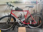 Fiets met benzine motor 100cc, Ophalen, Zo goed als nieuw, Overige maten, Overige merken