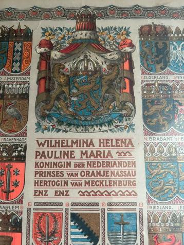 Magnifiek affiche uit de Art Nouveau-periode 1898-1923 beschikbaar voor biedingen