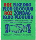 So248 sticker roz limburg hulsberg roermond maastricht, Verzamelen, Stickers, Ophalen of Verzenden, Zo goed als nieuw, Overige typen