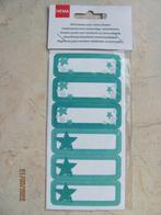 NIEUW groenblauwe HEMA vaatwasmachine bestendig NAAMSTICKERS, Ophalen of Verzenden, Nieuw