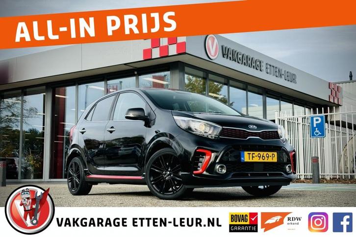 Kia Picanto 1.0 T-GDI GT-Line 100PK | CAMERA | STOEL-STUUR V, Auto's, Kia, Bedrijf, Picanto, ABS, Achteruitrijcamera, Airbags