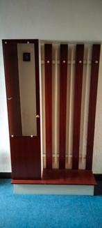 Retro Kapstok met Spiegel - Jaren '60/'70, Huis en Inrichting, Kasten | Kledingkasten, Gebruikt, Minder dan 100 cm, 25 tot 50 cm