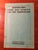 NSB Grondslagen voor den opbouw van den boerenstand, Boeken, Verzenden, Gelezen